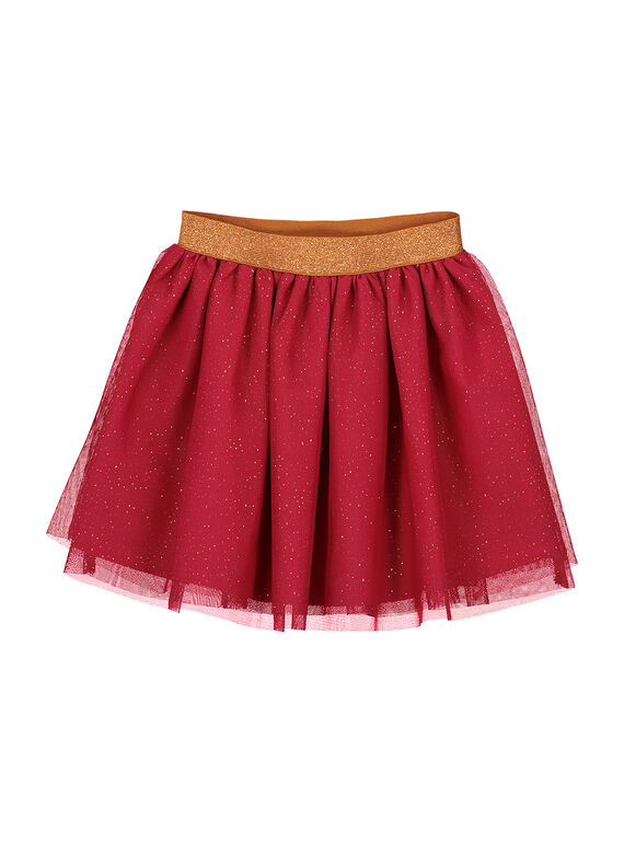 Falda de tul con purpurina para niña FABAJUP2 / 19S90161JUP304