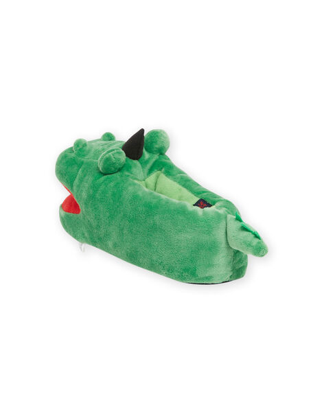 Zapatillas 3D verdes con cocodrilo para niño NOPANTCRO3D / 22KK3611PTD600