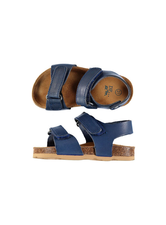 Sandalias de piel para bebé niño FBGNUBLUE / 19SK38D3D0EC218