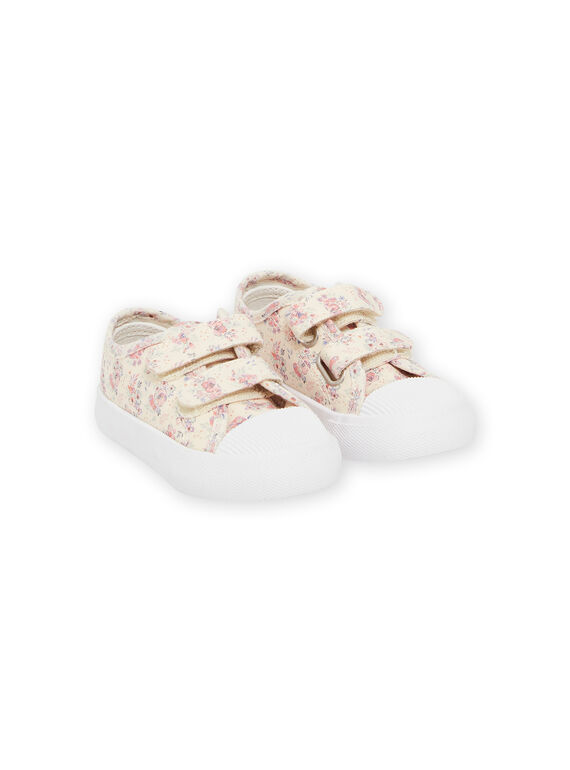 Zapatillas de tela con estampado de flores RITOILAOP1 / 23KK3772D16001
