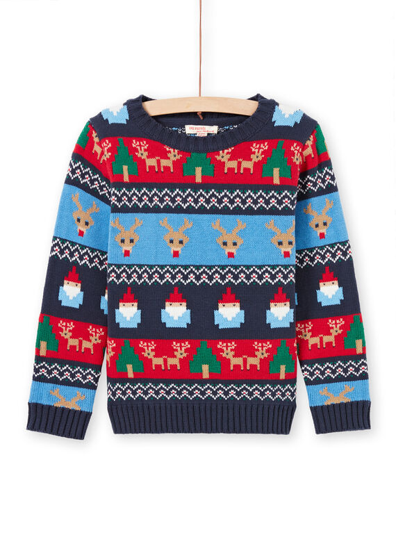 Jersey navideño de manga larga para niño MONOPUL / 21W902Q1PUL705