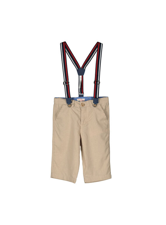 Bermudas con tirantes para niño FOBELBER3 / 19S902R3BER808