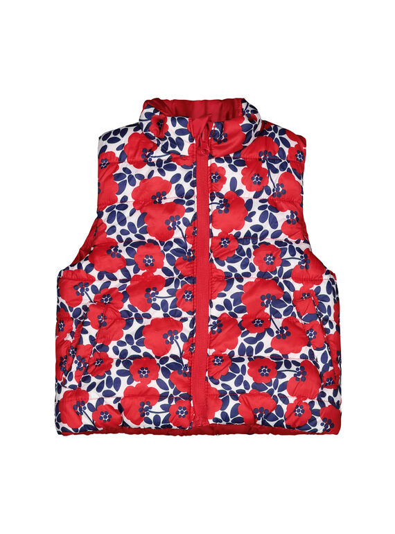 Anorak reversible para niña bebé FICODOUNEX / 19SG09X1PAR099