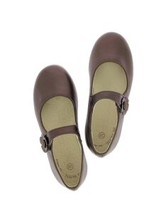 Girls' iridescent leather Mary-Janes DFBABSOFI2 / 18WK35T3D13802