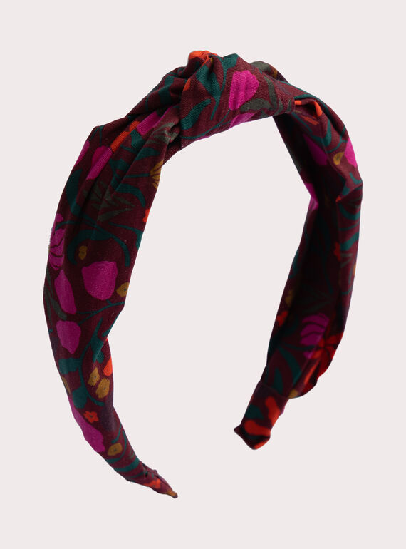 Diadema roja con motivo floral para niña  VYAJOSERR1 / 24WI01L4TETF529