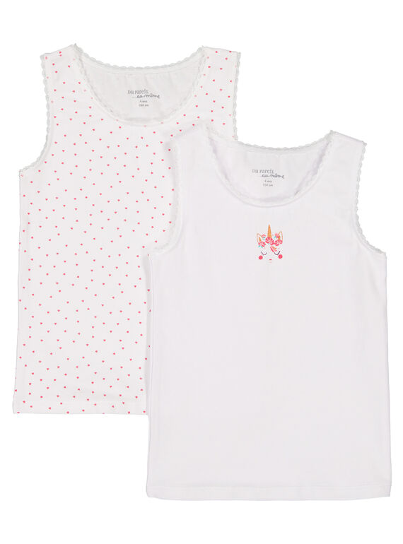 Pack de 2 camisetas de tirantes anchos GEFADELIC / 19WH1161HLI000