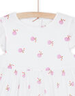 Vestido blanco con estampado de fantasía RANEOROB4 / 23S901O2ROB000