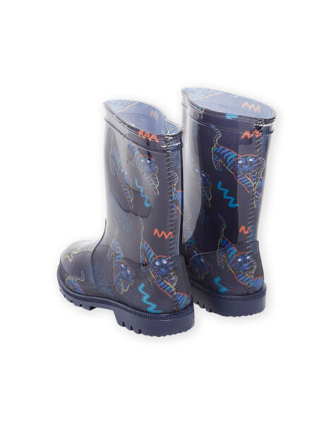 Botas de agua con estampado de tigre POPLUITIGROU / 22XK3613D0C070