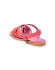 Sandalias de color rosa para niña LFSANDCLARA / 21KK3552D0E304