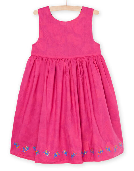 Vestido azul y rosa reversible RAJUNROB2 / 23S901U2ROBC209