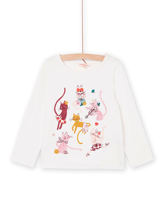 Camiseta de manga larga con estampado de gatos PAPRITEE4 / 22W901P4TML001