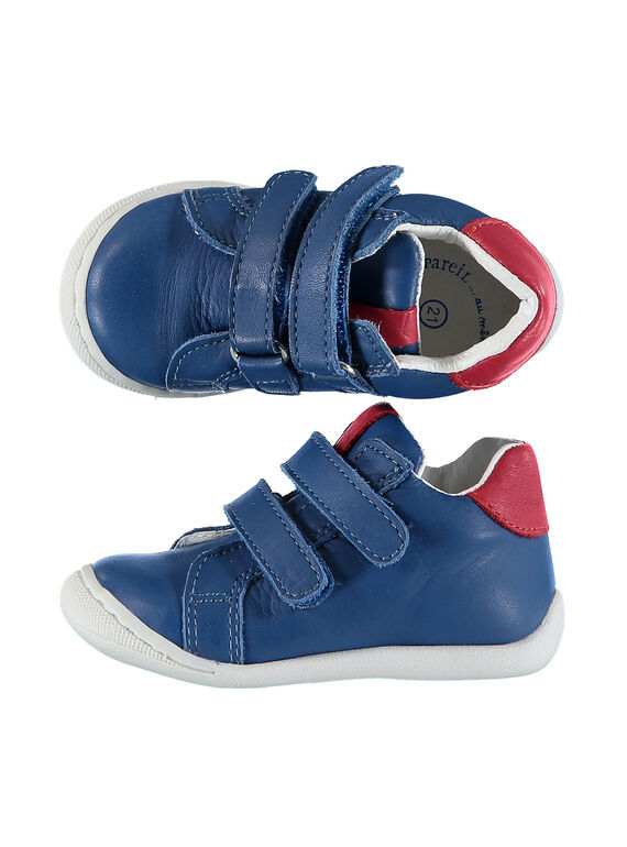 Zapatillas de piel flexible para bebé niño FBGBASFLEX / 19SK3832D3FC218
