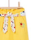 Pantalón amarillo para bebé niña NILUPAN / 22SG09P1PANB105