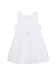 Vestido de color blanco JAPOEROB1 / 20S901G4ROB000