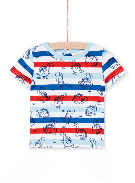 Camiseta de rayas de manga corta para bebé niño LUCANTI / 21SG10M1TMC000