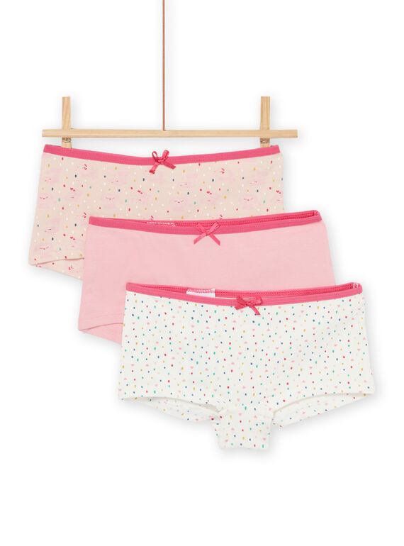 Pack de 3 shorties con estampado a juego PEFAHOTDOG / 22WH1142SHY005