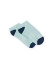 Calcetines cortos opalino y azul oscuro para niño NYOJOSOQ1 / 22SI0264SOQG622