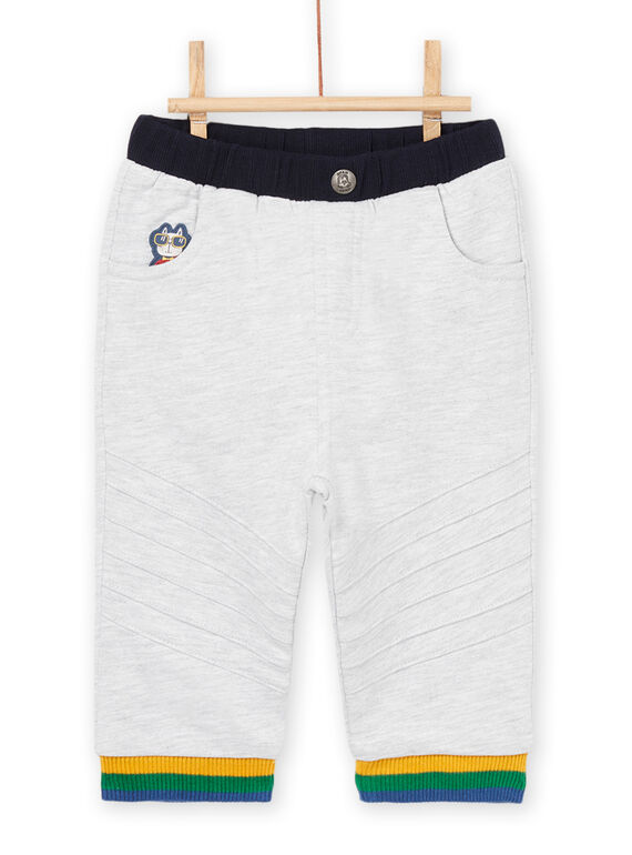 Pantalón liso con cintura en contraste PUMUPAN1 / 22WG10R1PANJ920