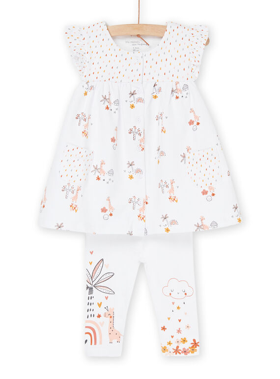 Vestido y leggings con estampado de fantasía ROU1ENS1 / 23SF0362ENS000