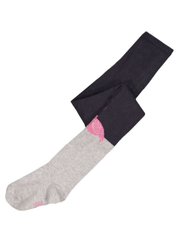 Leotardos con estampado en las rodillas GYABLACOL2 / 19WI01S1COLJ912