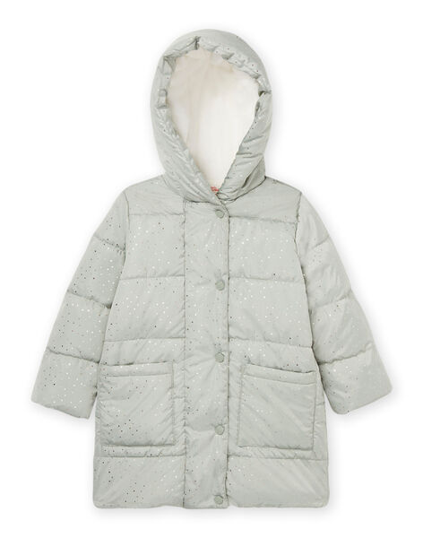 Anorak con capucha con estampado de lunares dorados PALONDOUN1 / 22W901F2D3E626