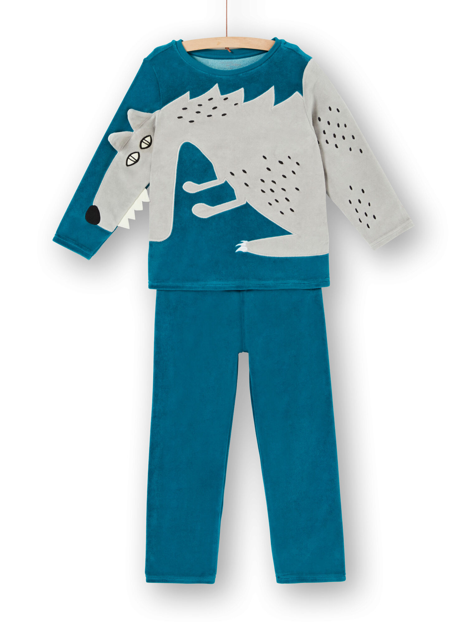 Pijama lobo niño deals