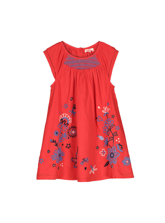 Vestido de algodón para niña FATOROB2 / 19S901L2ROB330