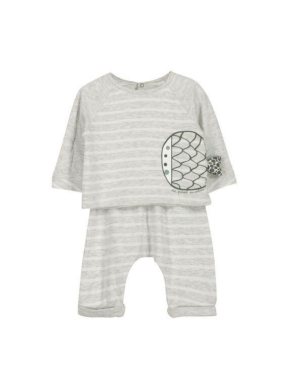 Conjunto de algodón para bebé unisex FOU1ENS6 / 19SF0516ENS099