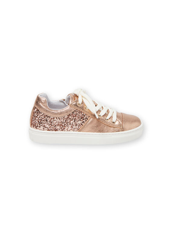 Zapatillas rosa dorado para niña LFBASGOLD / 21KK3533D3FK009