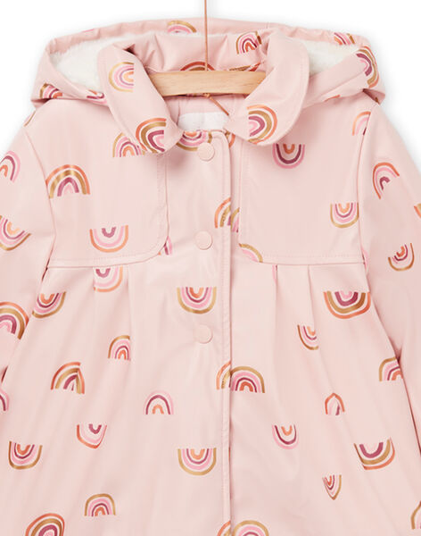 Abrigo impermeable con capucha con estampado de arcoíris PALEOIMPER / 22W901F2IMPD319