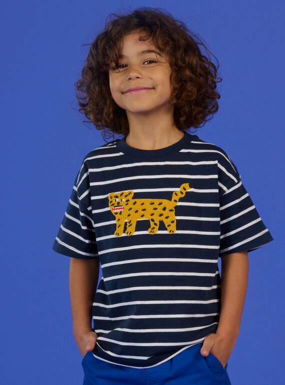 Navy TEE SHIRT SS RONAUTI3 / 23S902N1TMC705