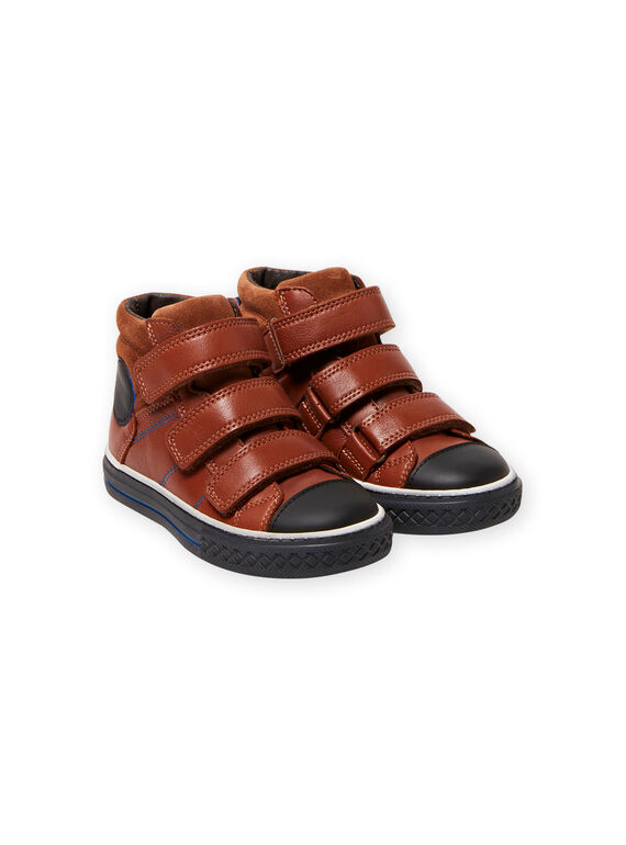 Zapatillas altas de color camel para niño MOBASTRIVTAN / 21XK3652D3F804