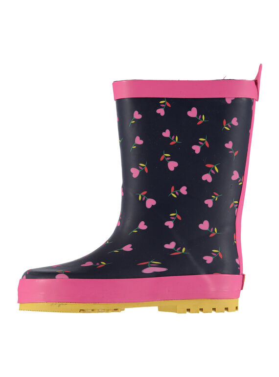 Botas de agua de color azul marino FFBPCOEUR / 19SK35X2D0C070