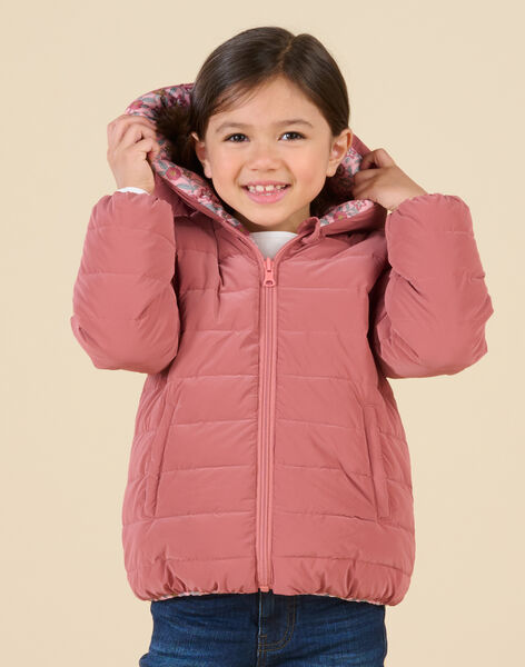 Anorak con capucha reversible por un lado y con estampado floral por el otro PAFOXDOUNE / 22W901F3D3ED321
