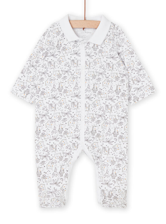 Pelele blanco con estampado de fantasía ROU2GRE1 / 23SF04I1GRE000