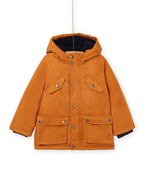 Parka lisa con capucha POGROPAR1 / 22W902F2PAR804