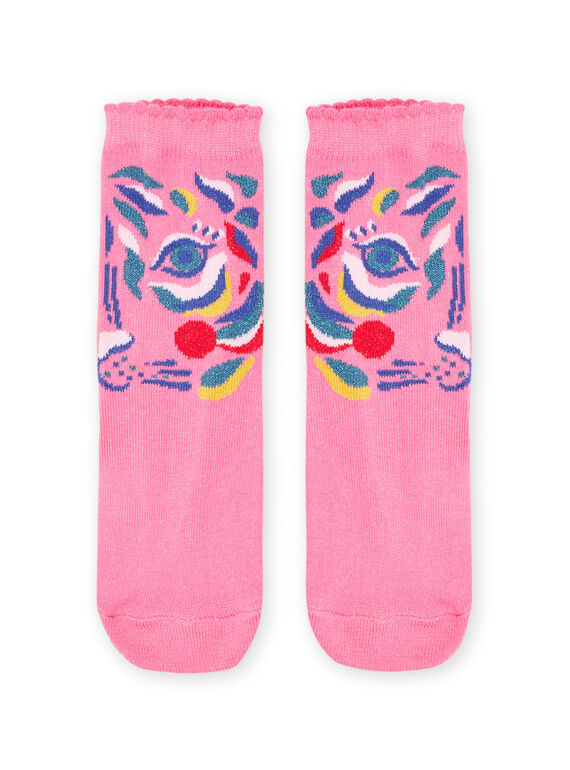 Calcetines de color macarrón con estampado de tigre RYANAUCHO / 23SI0174SOQD318