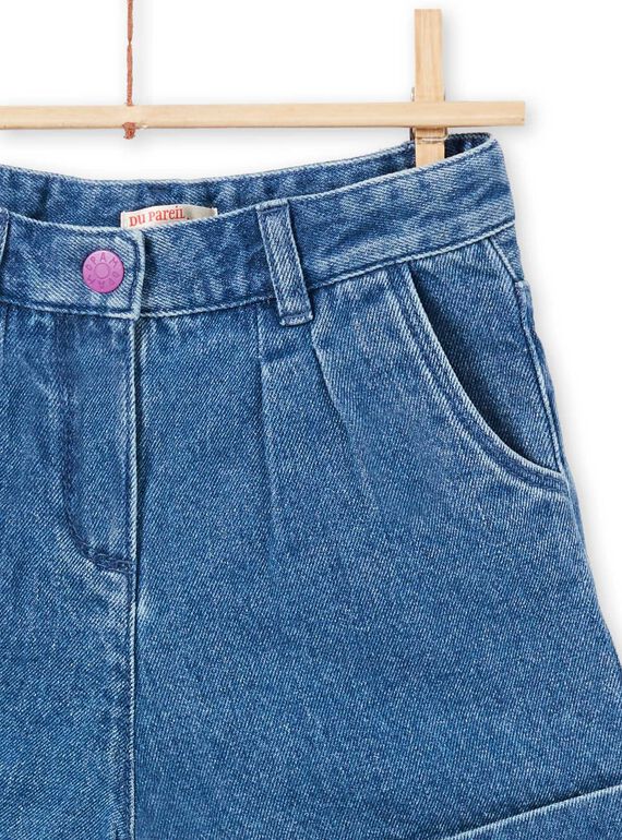Short vaquero para niña MAPASHORT / 21W901H1SHOP269