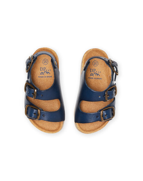 Sandalias azul marino para bebé niño NUNUELIOT / 22KK3843D0E070