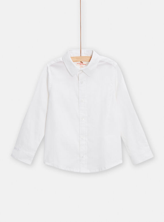 Camisa blanca para niño TOESCHEM2 / 24S902V1CHM000