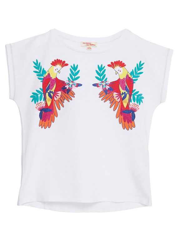 Camiseta de manga corta con estampado de loro JAMARTI1 / 20S901P2TMC000
