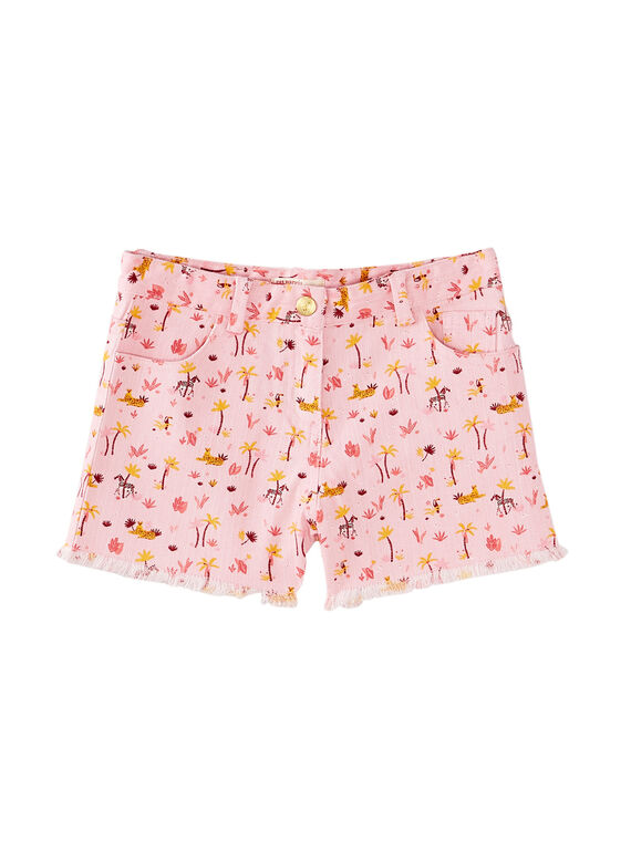 Short con estampado de animales y palmeras JADUSHORT1 / 20S901O1SHO321