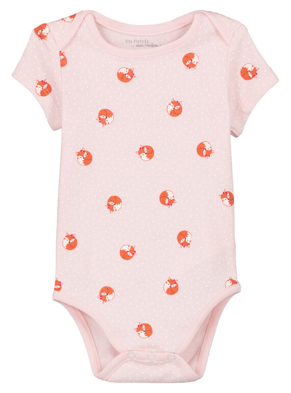 Body de manga corta y cuello halter GEFIBODAOP / 19WH1365BDLD310