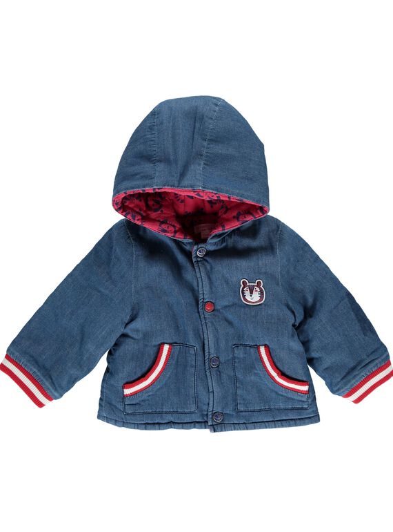 Baby boys' hooded jacket CUDEVES / 18SG10F1VES704