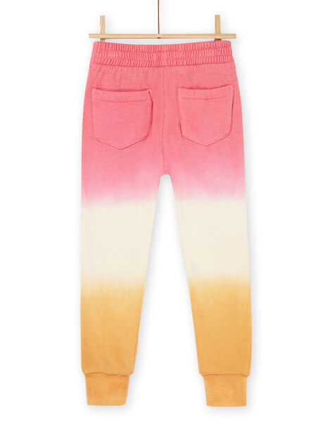 Pantalón de chándal rosa, blanco y naranja RADAYPANT2 / 23S901M1PAND332