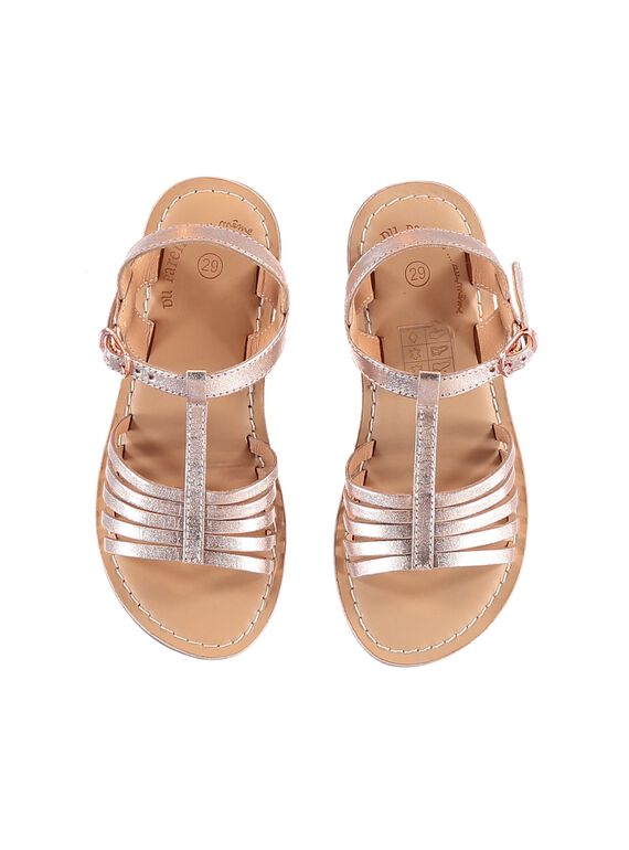 Sandalias de color metal JFSANDOLIR / 20SK35ZCD0EK009