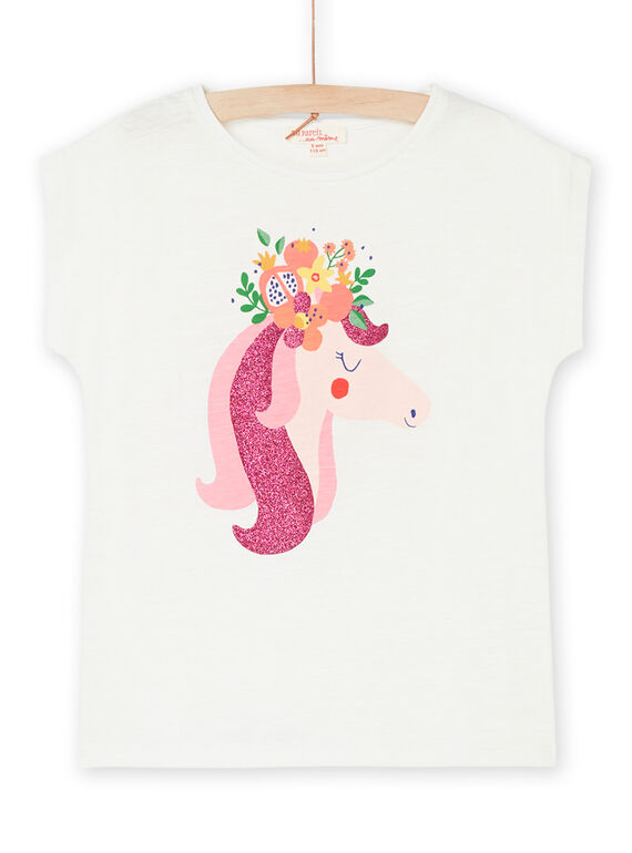 Camiseta turquesa con estampado de unicornio RAJOTI9 / 23S90193TEE001