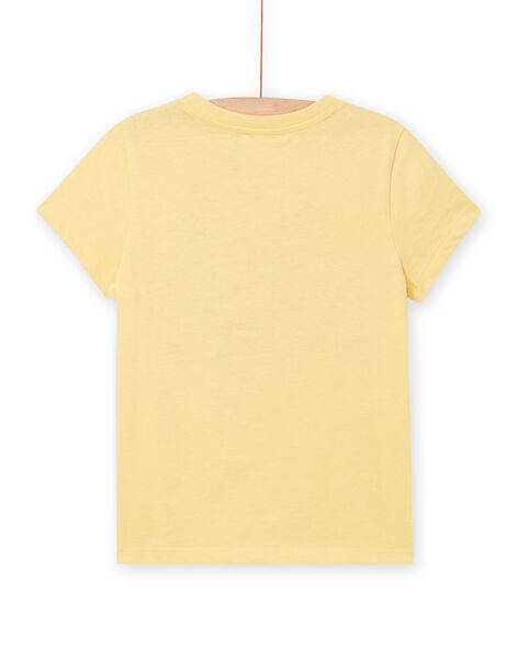 Camiseta vainilla con estampado de león para niño NOBATI / 22S90211TMC114