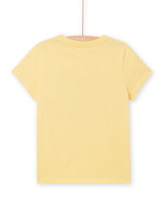 Camiseta vainilla con estampado de león para niño NOBATI / 22S90211TMC114