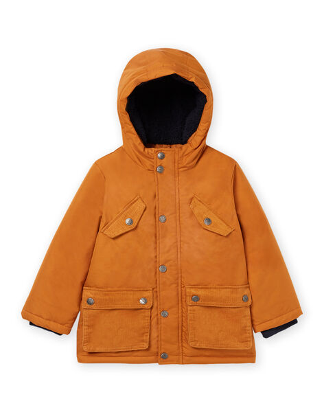 Parka lisa con capucha POGROPAR1 / 22W902F2PAR804